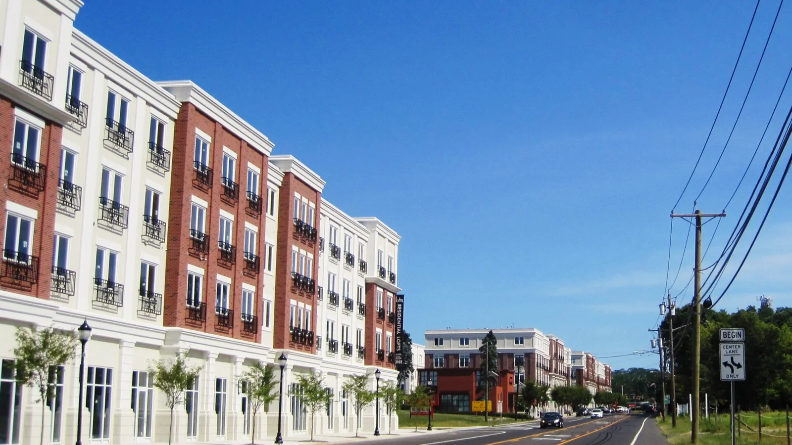 property management in Robbinsville Township NJ — Town Center mixed-use apartments and townhomes
